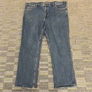 Duluth Trading Flex Weekender Jeans Pants Blue Mens Size 48x32 Stretch Workwear